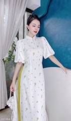 Áo Dài Tay Bồng Hạt Đậu AD1468 (áo lẻ)
