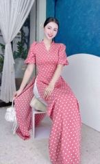 Áo Dài Cổ Kim Cương Bi AD1508 (áo lẻ)