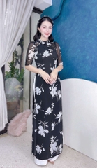 Áo Dài Nơ Vuông Thanh Nhã 4T AD1488 (áo lẻ)