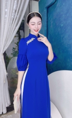 Áo Dài Tay Bí Ren 2 Biên AD1509 (áo lẻ)