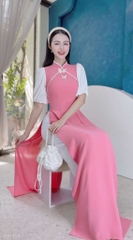 Áo Dài Hồ Điệp Bay AD1304 (áo lẻ)