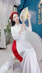 Áo Dài Cổ Li 2PH AD8021 (áo lẻ)