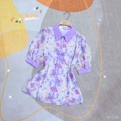 Áo Sơ Mi Cổ Màu Nơ 4C A1728