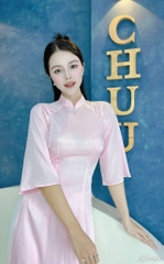 Áo Dài Vân Cá Raplan Tay A AD1496 (áo lẻ)