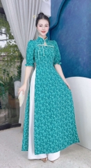 Áo Dài Tam Giác Ngọc Trai AD1518 (áo lẻ)