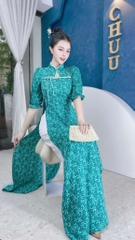 Áo Dài Tam Giác Ngọc Trai AD1518 (áo lẻ)