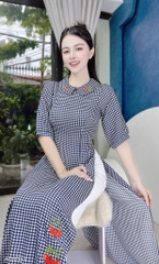 Áo Dài Cây Tình Yêu AD1531 (áo lẻ)