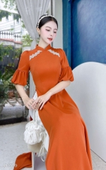 Áo Dài Tay Bí Ren 2 Biên AD1509 (áo lẻ)