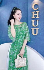 Áo Dài 4T Cổ Thuyền Tay Xéo AD1541 (áo lẻ)