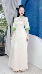 Áo Dài Lụa Ước Sao Mộc AD1567 (áo lẻ)