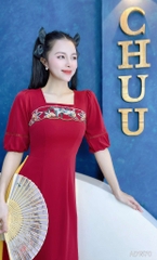 Áo Dài Đôi Én Mùa Xuân 130cm AD1570 (áo lẻ)