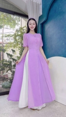 Áo Dài Bông Tuyết Tứ Thân 4T AD1610 (áo lẻ)