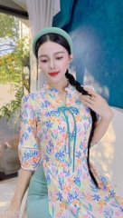 Áo Dài Cổ YY Ren AD1415 (áo lẻ)