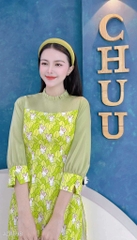 Áo Dài Cổ Li Gấu Thỏ AD1598 (áo lẻ)