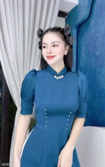 Áo Dài Eo Ngọc AD9258