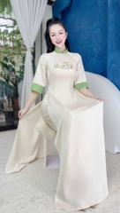 Áo Dài Lụa Ước Sao Mộc AD1567 (áo lẻ)