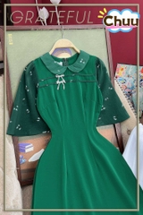 Áo Dài Cổ Sen Tulip AD1633 (áo lẻ)