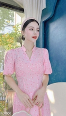 Áo Dài Cổ Kim Cương Bi AD1508 (áo lẻ)