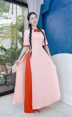 Áo Dài Lụa Ý TIE AD1653 (áo lẻ)