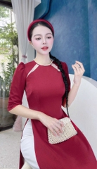 Áo Dài Huyền Trân Công Chúa AD1584 (áo lẻ)