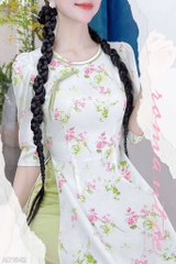 Áo Dài Con Sau Kute AD1542 (áo lẻ)