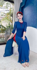 Áo Dài Dâu Đỏ Ngọt 127cm AD1649 (áo lẻ)