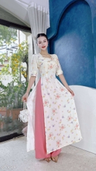 Áo Dài Con Bướm Xuân AD1626 (áo lẻ)