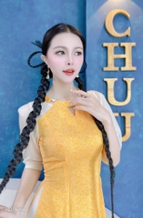 Áo Dài Thanh Mai Trúc Mã AD1654 (áo lẻ)