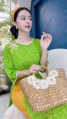 Áo Dài Suông Chuồn Chuồn 123cm AD1661 (áo lẻ)