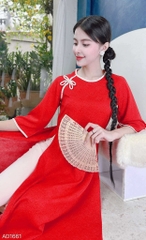 Áo Dài Suông Chuồn Chuồn 123cm AD1661 (áo lẻ)