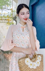 Áo Dài Tay Bí Ngô AD1371 (áo lẻ)