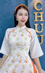 Áo Dài Nút Bọc Đối Xứng AD2689 (áo lẻ)