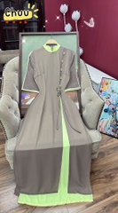 Áo Dài Chiffon 4T Ngọc Đôi 130cm AD1575 (áo lẻ)