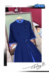 Áo Dài Chiffon 4T Ngọc Đôi 130cm AD1575 (áo lẻ)