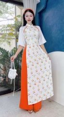 Áo Dài Nút Bọc Đối Xứng AD2689 (áo lẻ)
