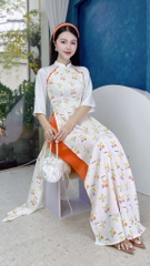 Áo Dài Nút Bọc Đối Xứng AD2689 (áo lẻ)