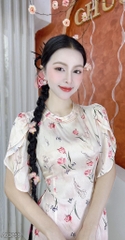 Áo Dài Gấm Sắc Ngọc AD2759 (áo lẻ)