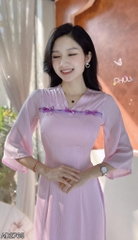 Áo Dài Nơ Mặt Trăng AD2765 (áo lẻ)