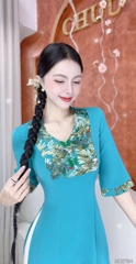Áo Dài Bươm Bướm Vũ AD2734 (áo lẻ)