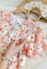 Áo Hoa Má Hồng A2874