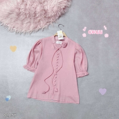 Áo Hoa Hồng Xếp A2857