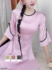 Áo Dài Chim Sáo Màu 3T AD2755 (áo lẻ)