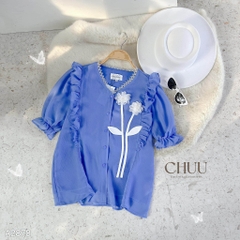 Áo Hoa Cánh Tơ Nổi A2878