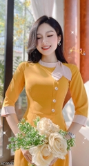 Áo Dài Tai Gấu Túi AD1643 (áo lẻ)
