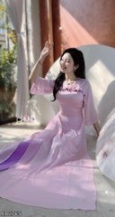 Áo Dài Nơ Mặt Trăng AD2765 (áo lẻ)