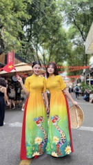 Áo Dài Đất Nước Tàu Hỏa AD2789 (áo lẻ)