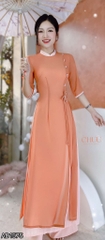 Áo Dài Chiffon 4T Ngọc Đôi 130cm AD1575 (áo lẻ)