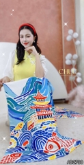 Áo Dài Cá Chép AD2780 (áo lẻ)