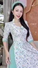 Áo Dài Cổ Ngũ Giác AD1663 (áo lẻ)