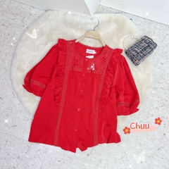 Áo Sơ Mi Ren Hoa Maxy A2822